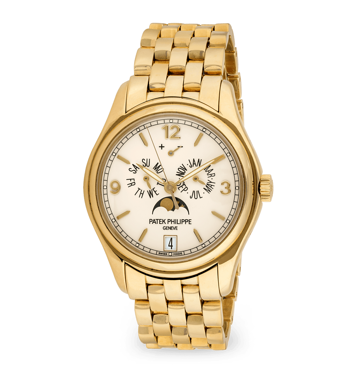 Patek Philippe Yellow Gold Annual Calendar Wristwatch
