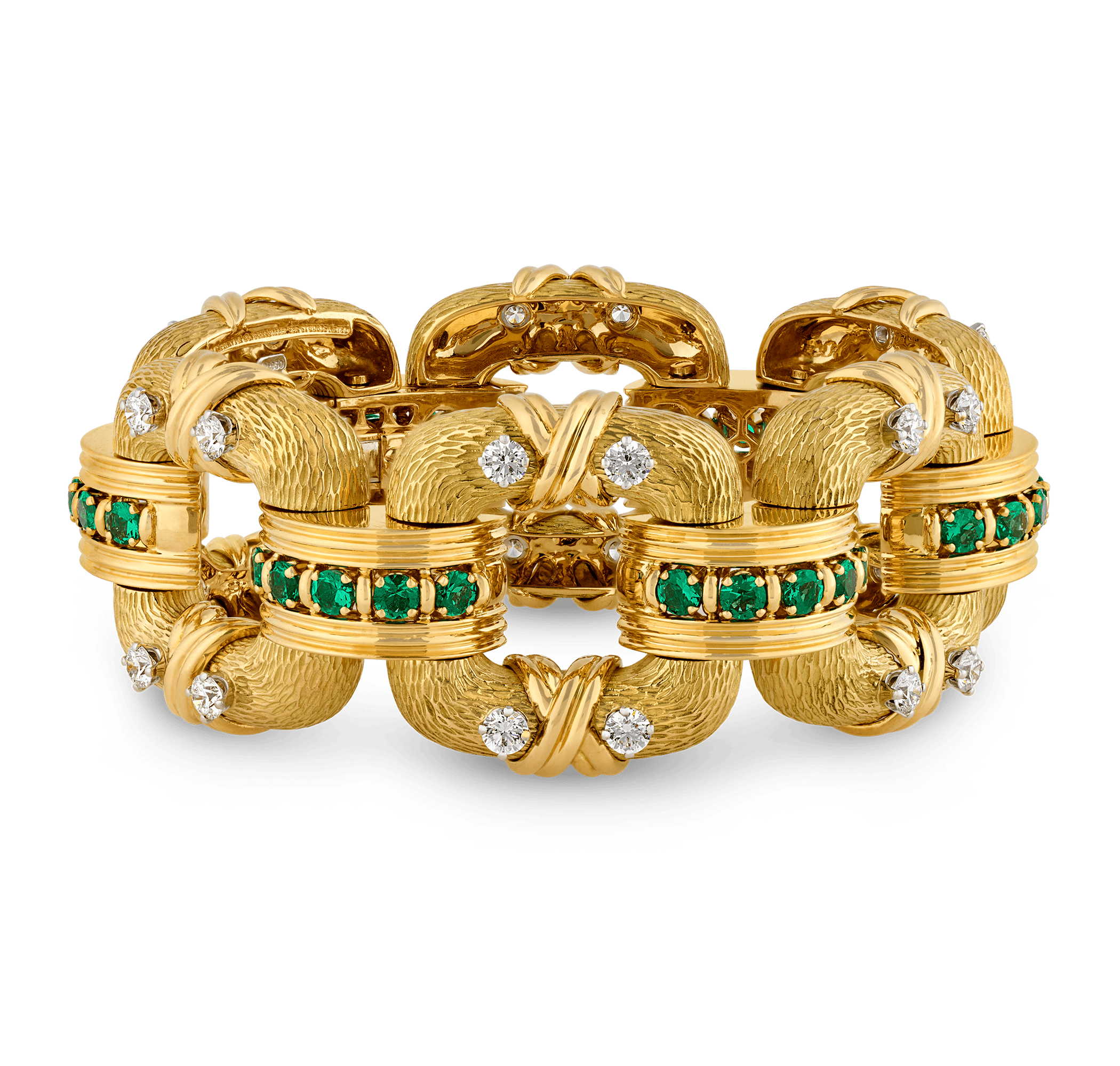 Jean Schlumberger for Tiffany & Co. Cooper Emerald and Diamond Bracelet