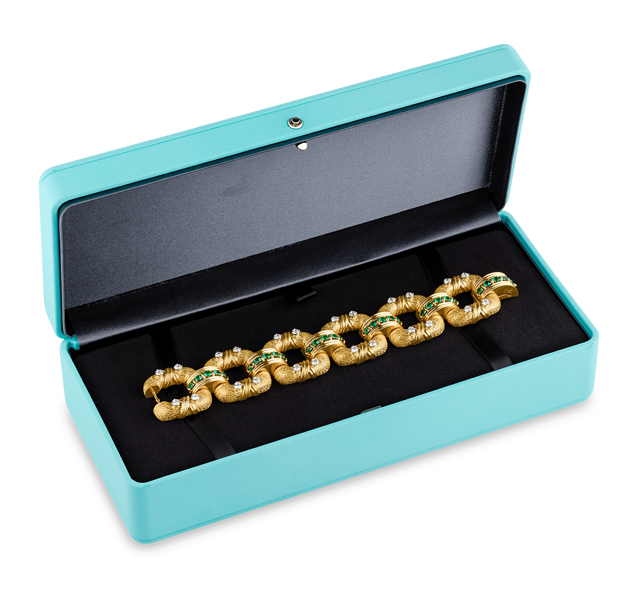 Jean Schlumberger for Tiffany & Co. Cooper Emerald and Diamond Bracelet