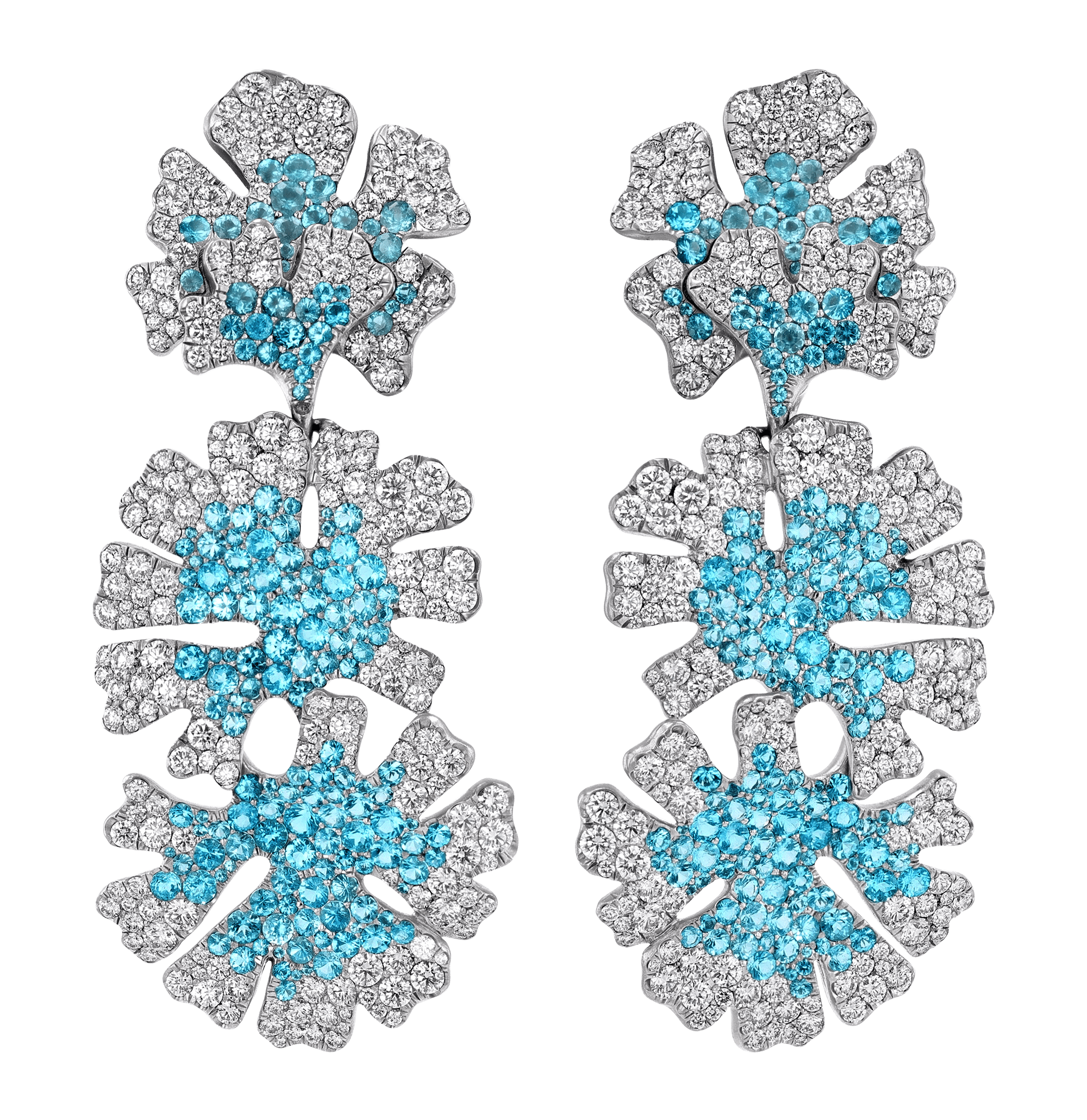 David Yurman Paraíba Tourmaline and Diamond Earrings