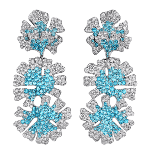 David Yurman Paraíba Tourmaline and Diamond Earrings