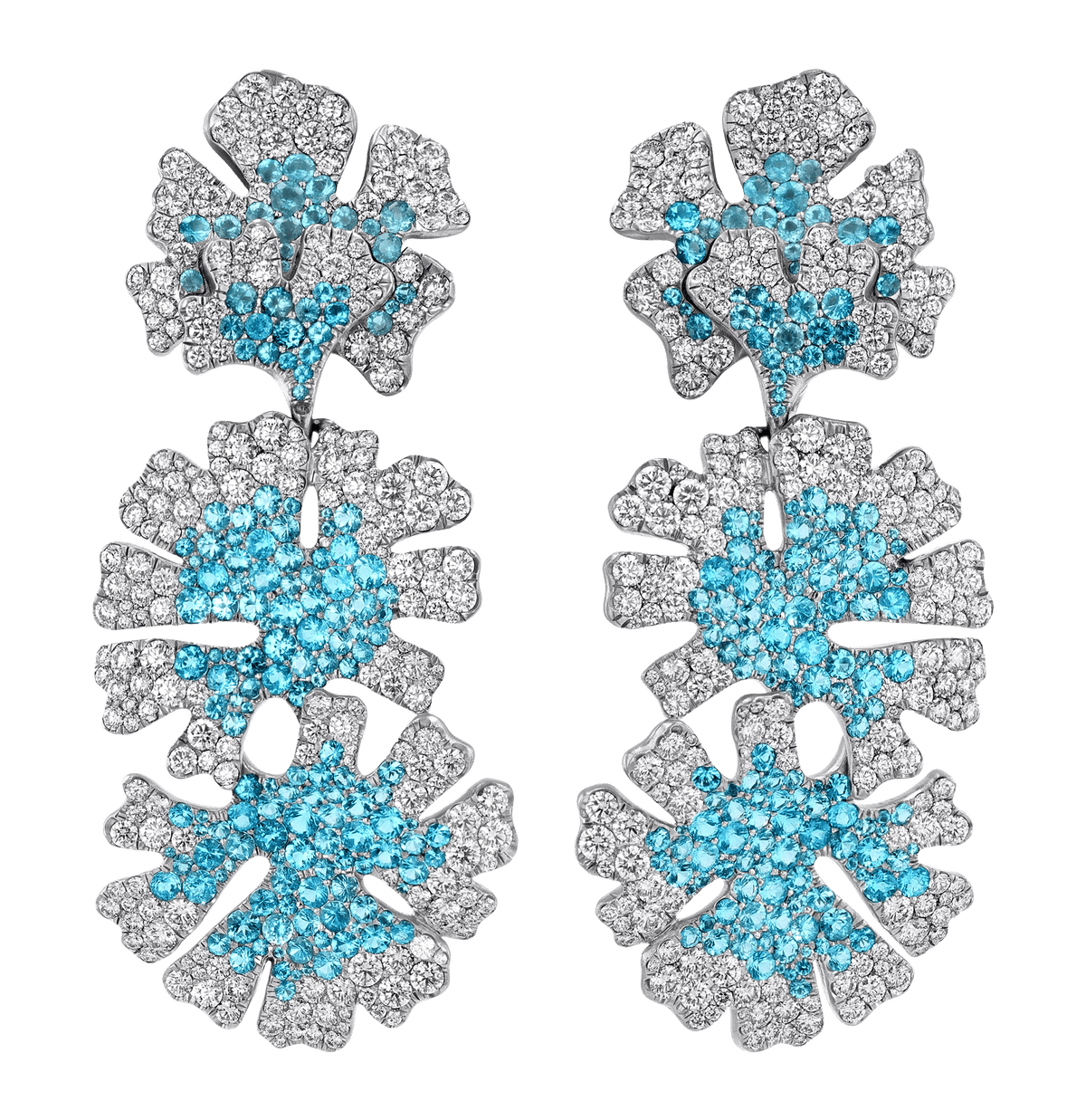 David Yurman Paraíba Tourmaline and Diamond Earrings