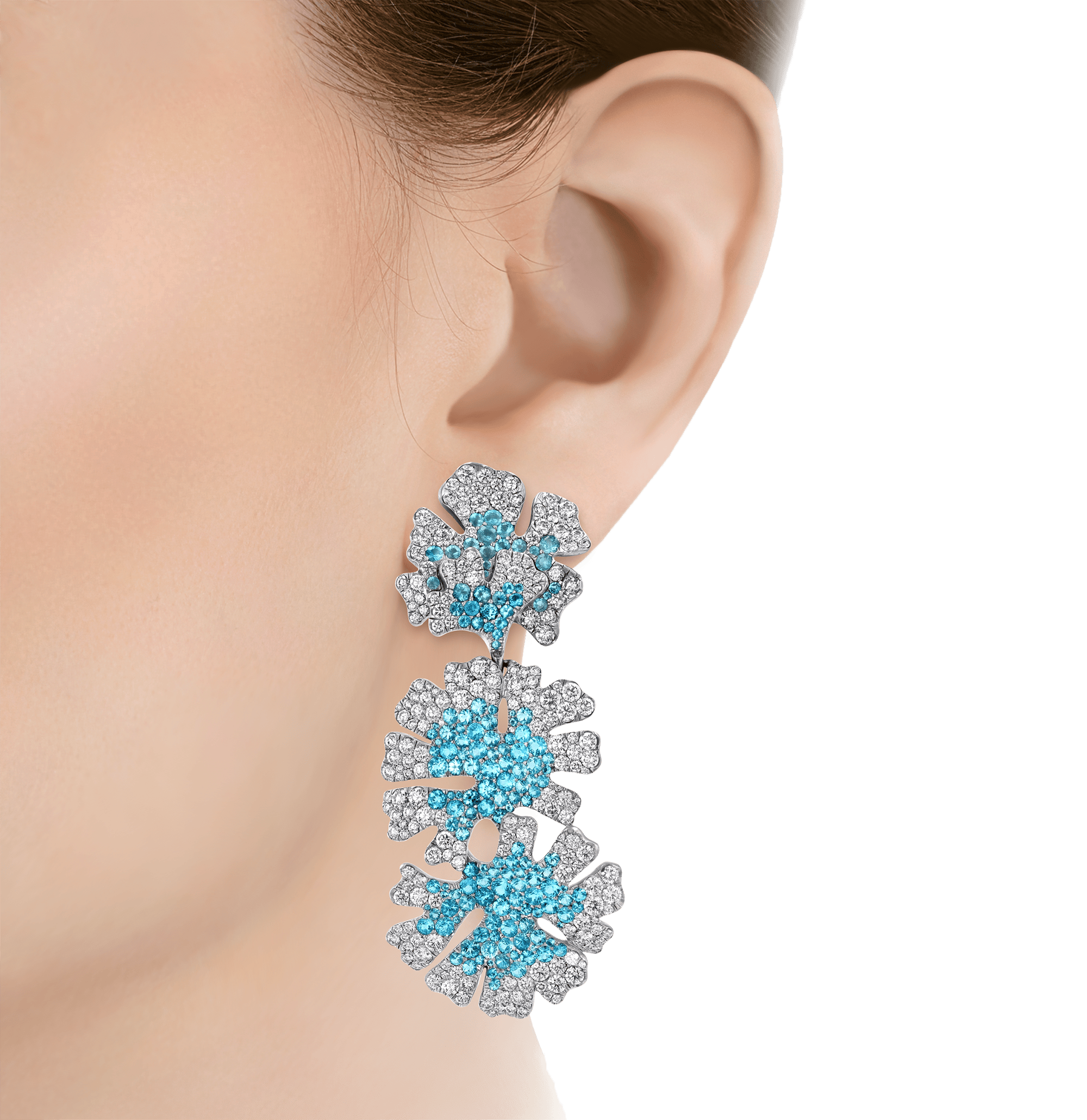 David Yurman Paraíba Tourmaline and Diamond Earrings