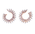 Salavetti Pink Diamond Earrings, 3.57 Carats