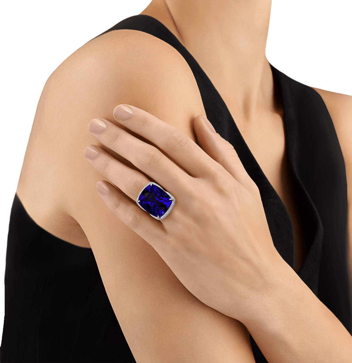 Tanzanite Ring, 77.35 Carats