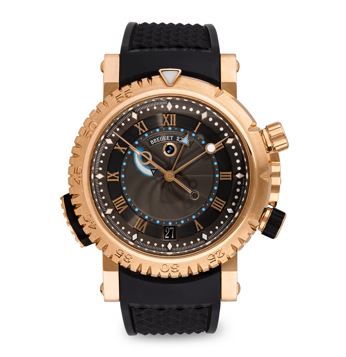Breguet Marine Royale Rose Gold Alarm Wristwatch