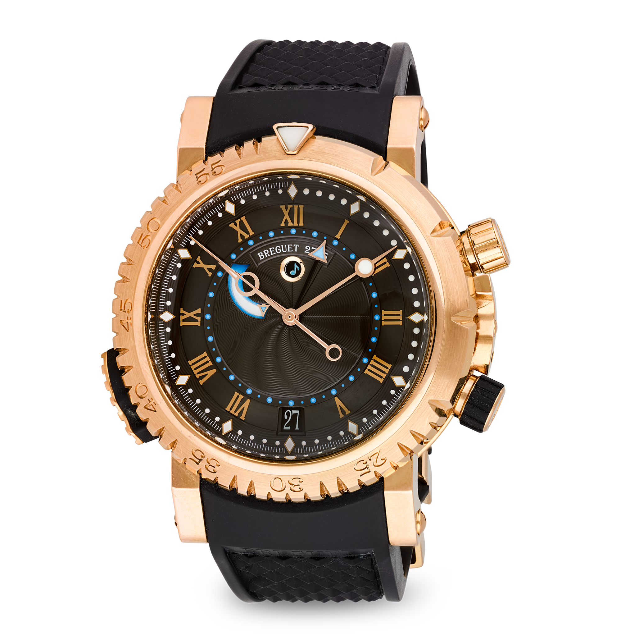 Breguet Marine Royale Rose Gold Alarm Wristwatch