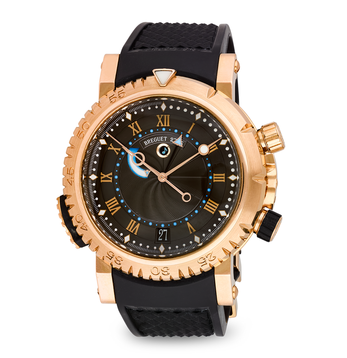 Breguet Marine Royale Rose Gold Alarm Wristwatch
