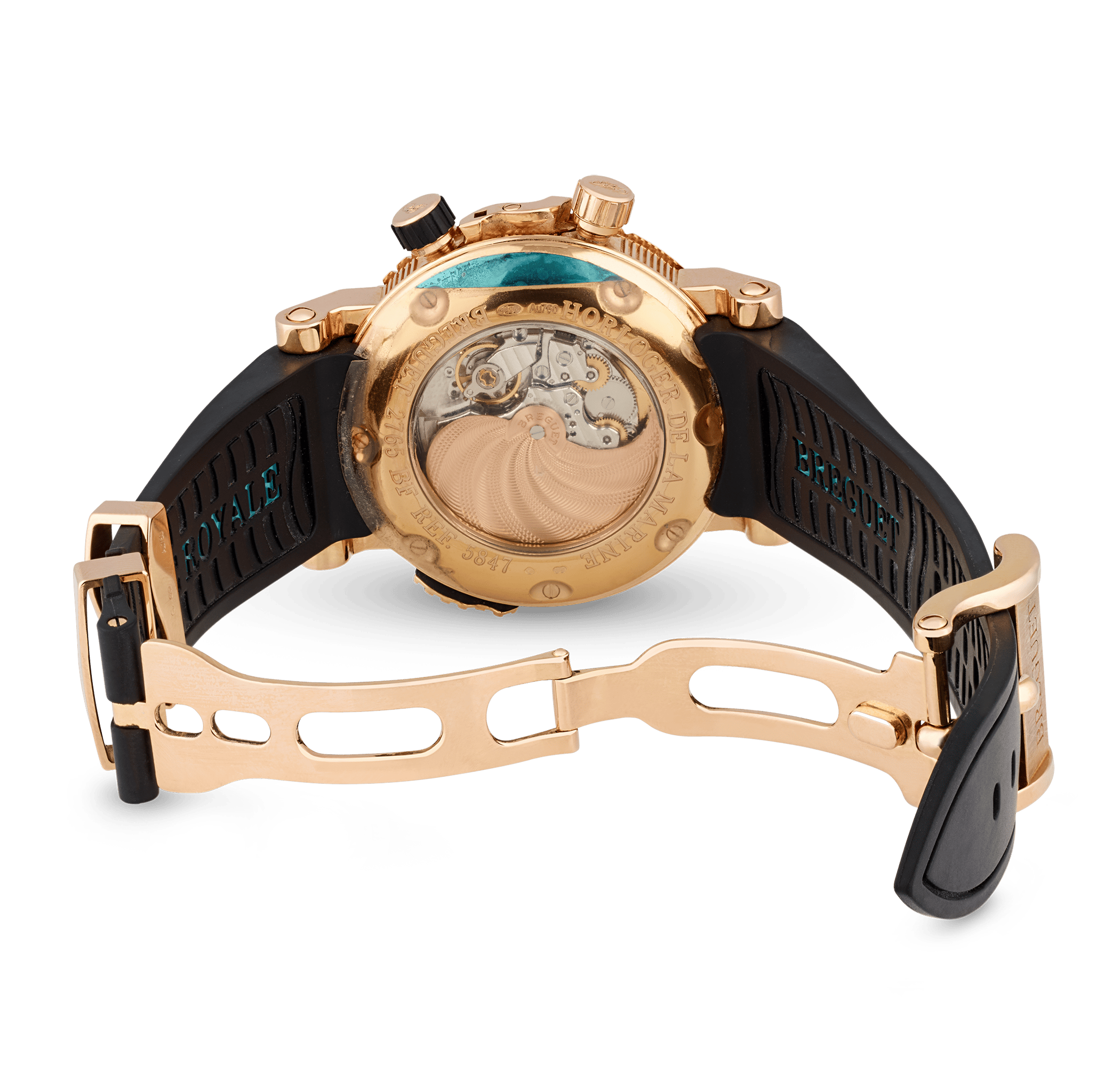 Breguet Marine Royale Rose Gold Alarm Wristwatch