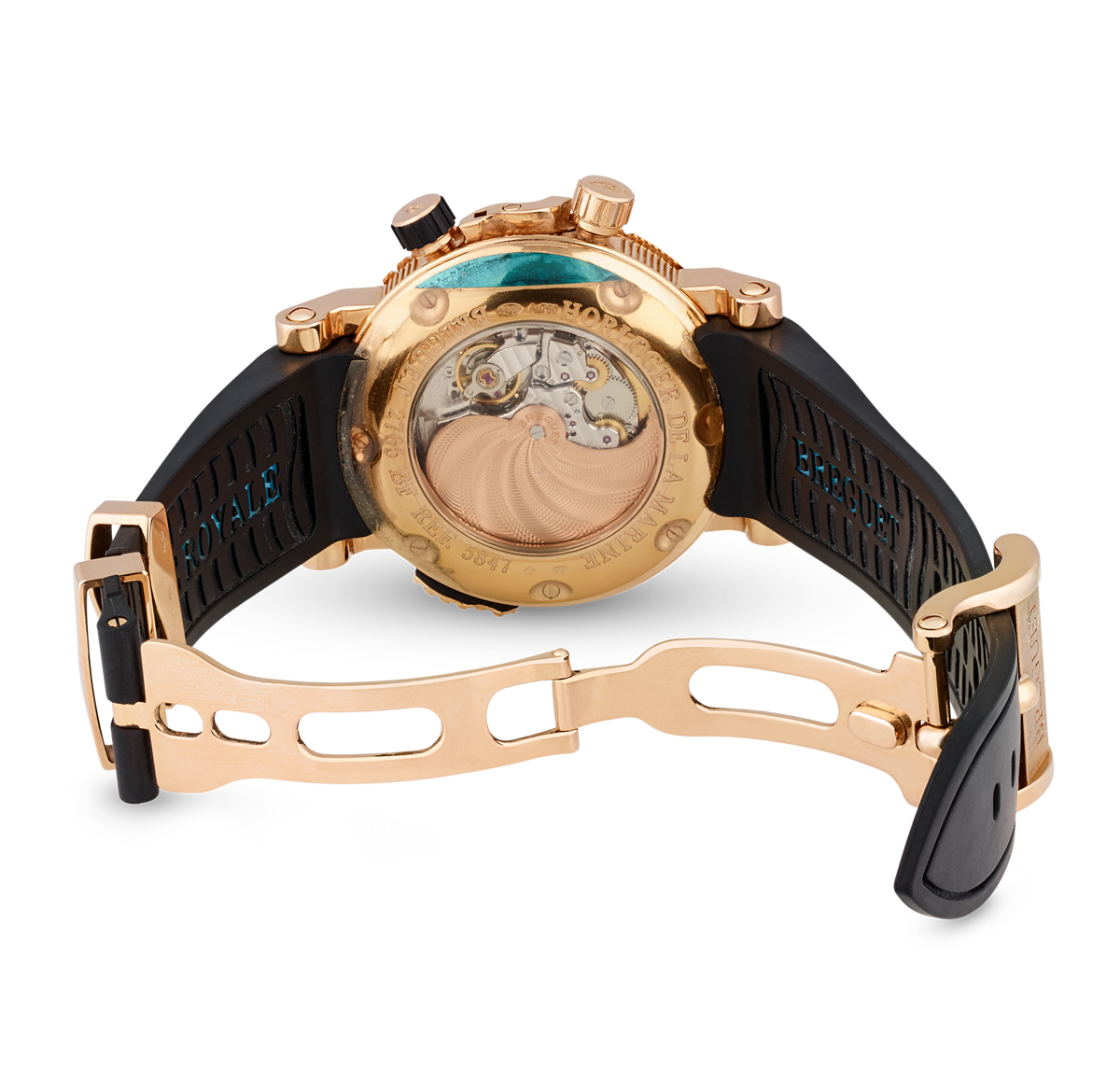 Breguet Marine Royale Rose Gold Alarm Wristwatch