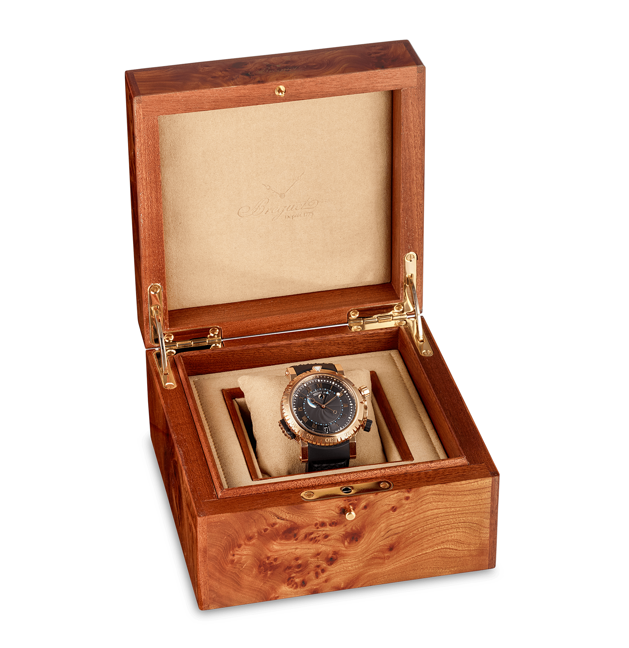 Breguet Marine Royale Rose Gold Alarm Wristwatch