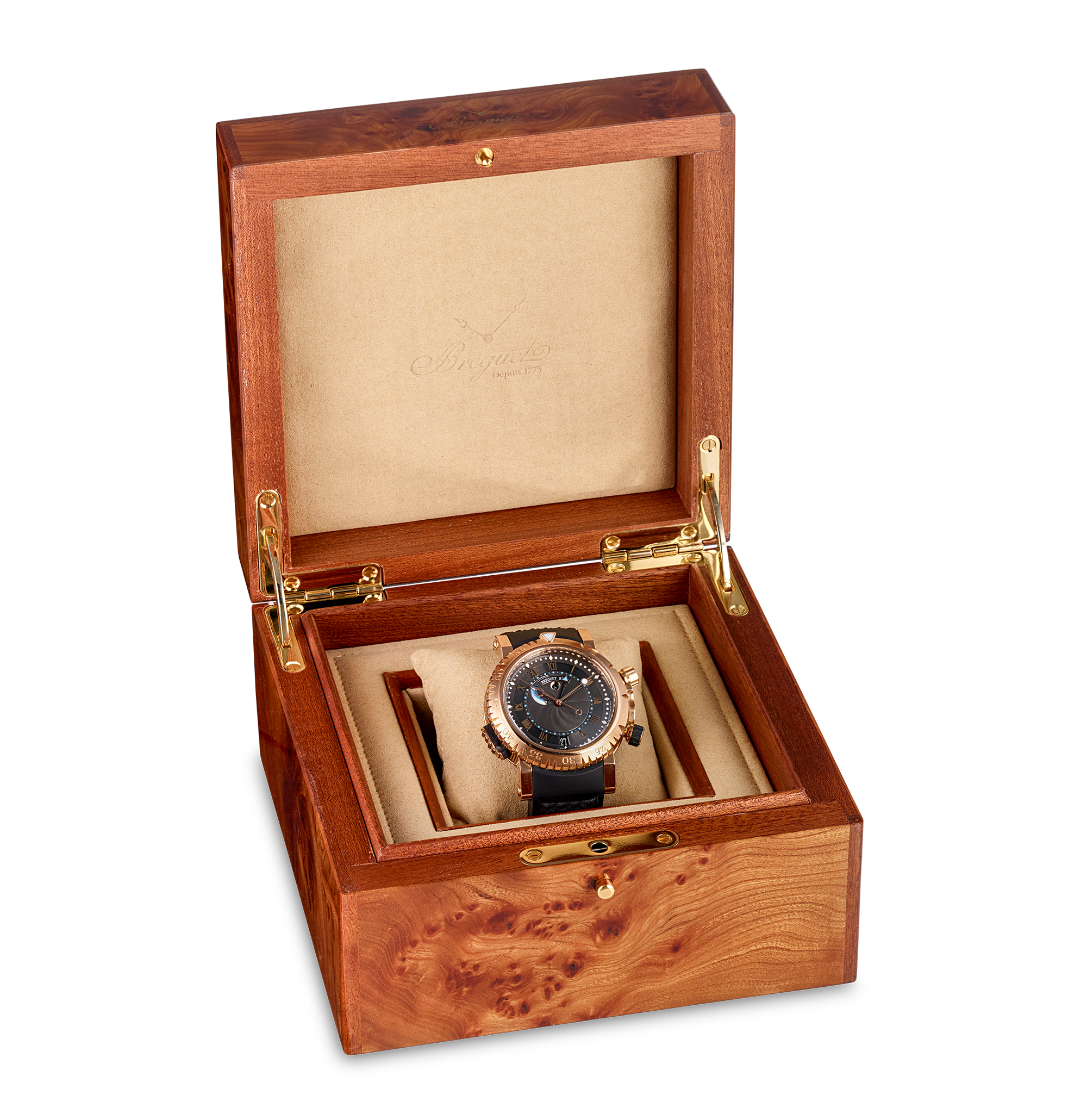 Breguet Marine Royale Rose Gold Alarm Wristwatch