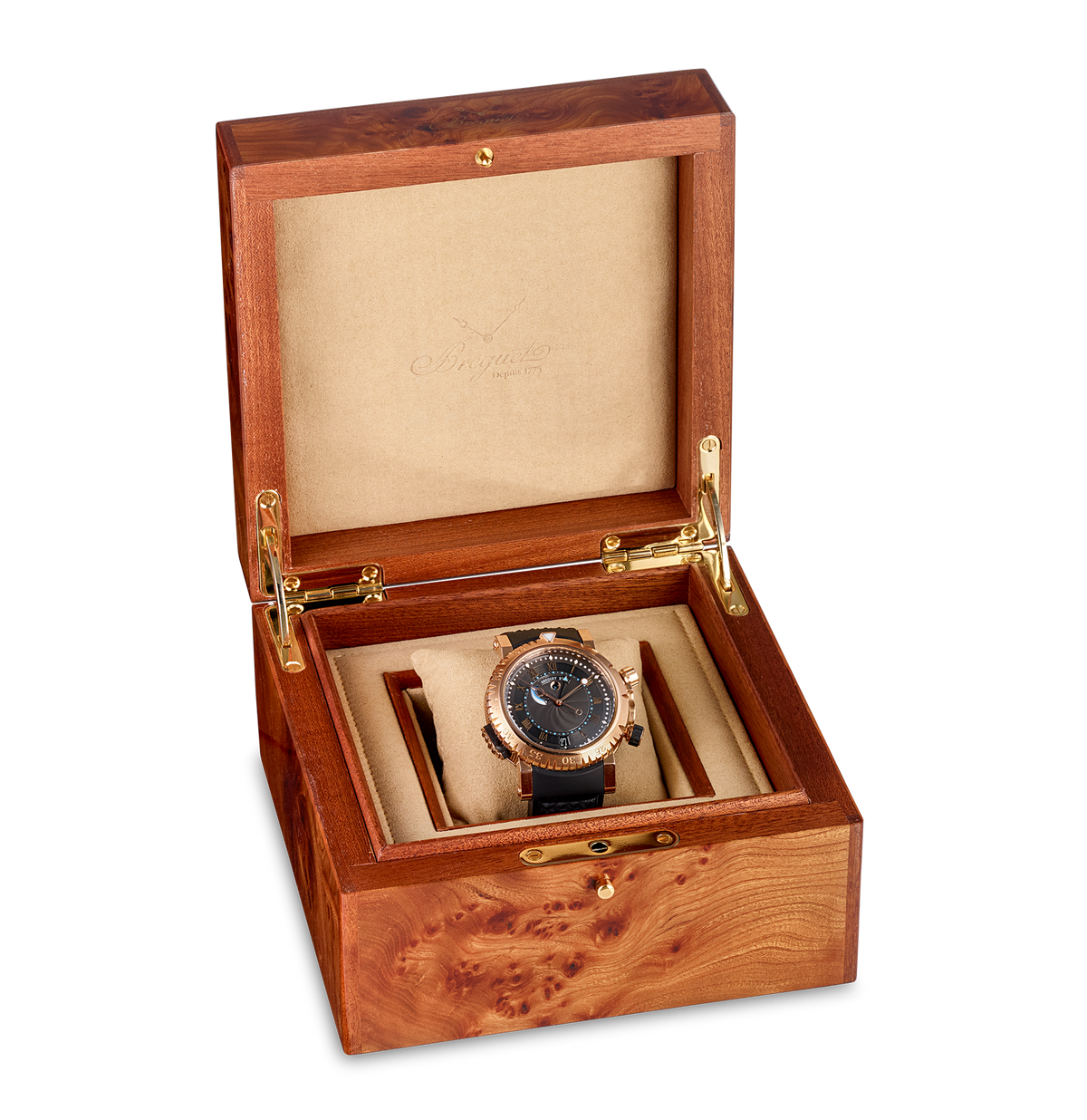 Breguet Marine Royale Rose Gold Alarm Wristwatch