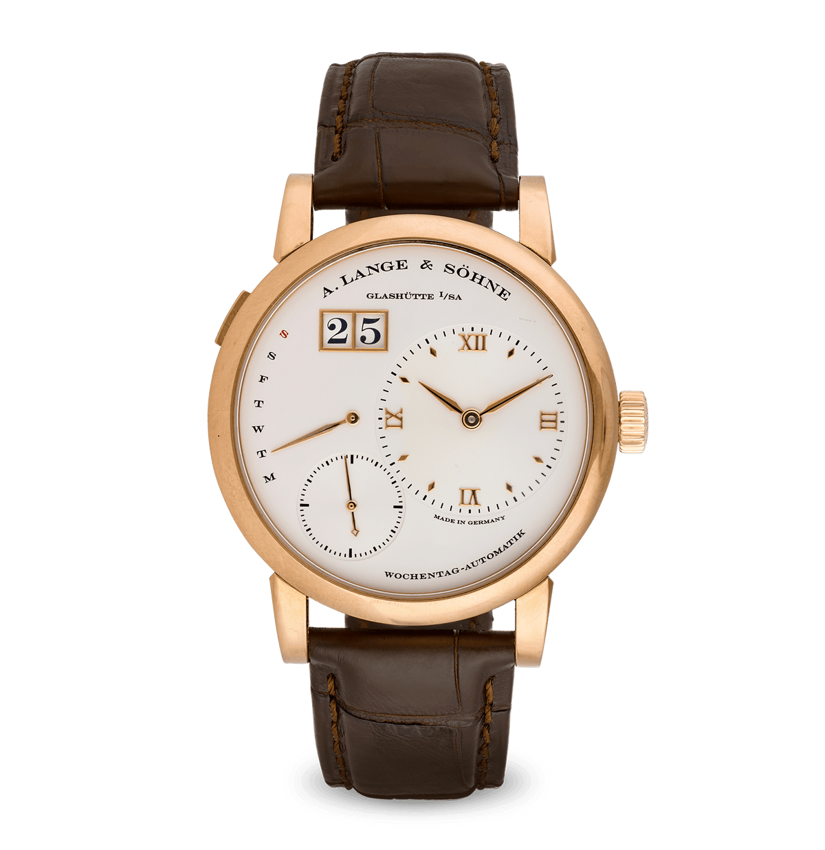 A. Lange & Söhne Lange 1 Daymatic Rose Gold Wristwatch