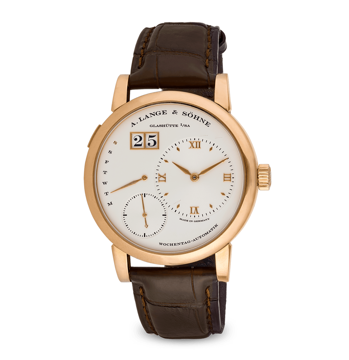 A. Lange & Söhne Lange 1 Daymatic Rose Gold Wristwatch