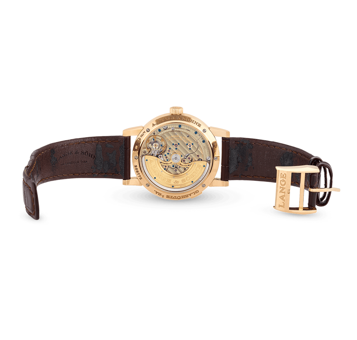 A. Lange & Söhne Lange 1 Daymatic Rose Gold Wristwatch