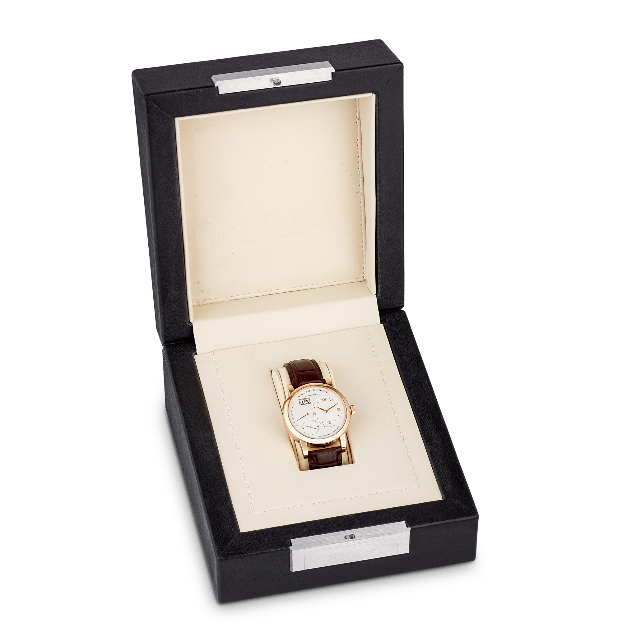 A. Lange & Söhne Lange 1 Daymatic Rose Gold Wristwatch