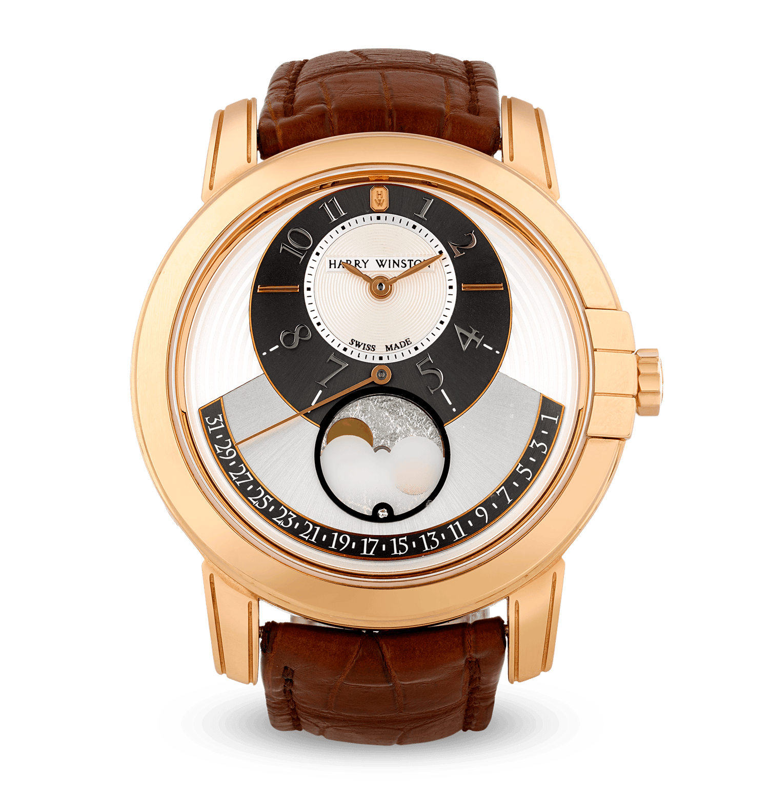 Harry Winston Midnight Moon Phase Wristwatch