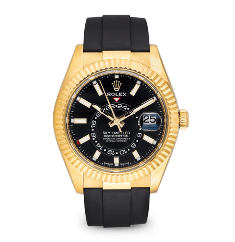 Rolex Yellow Gold Sky-Dweller Watch