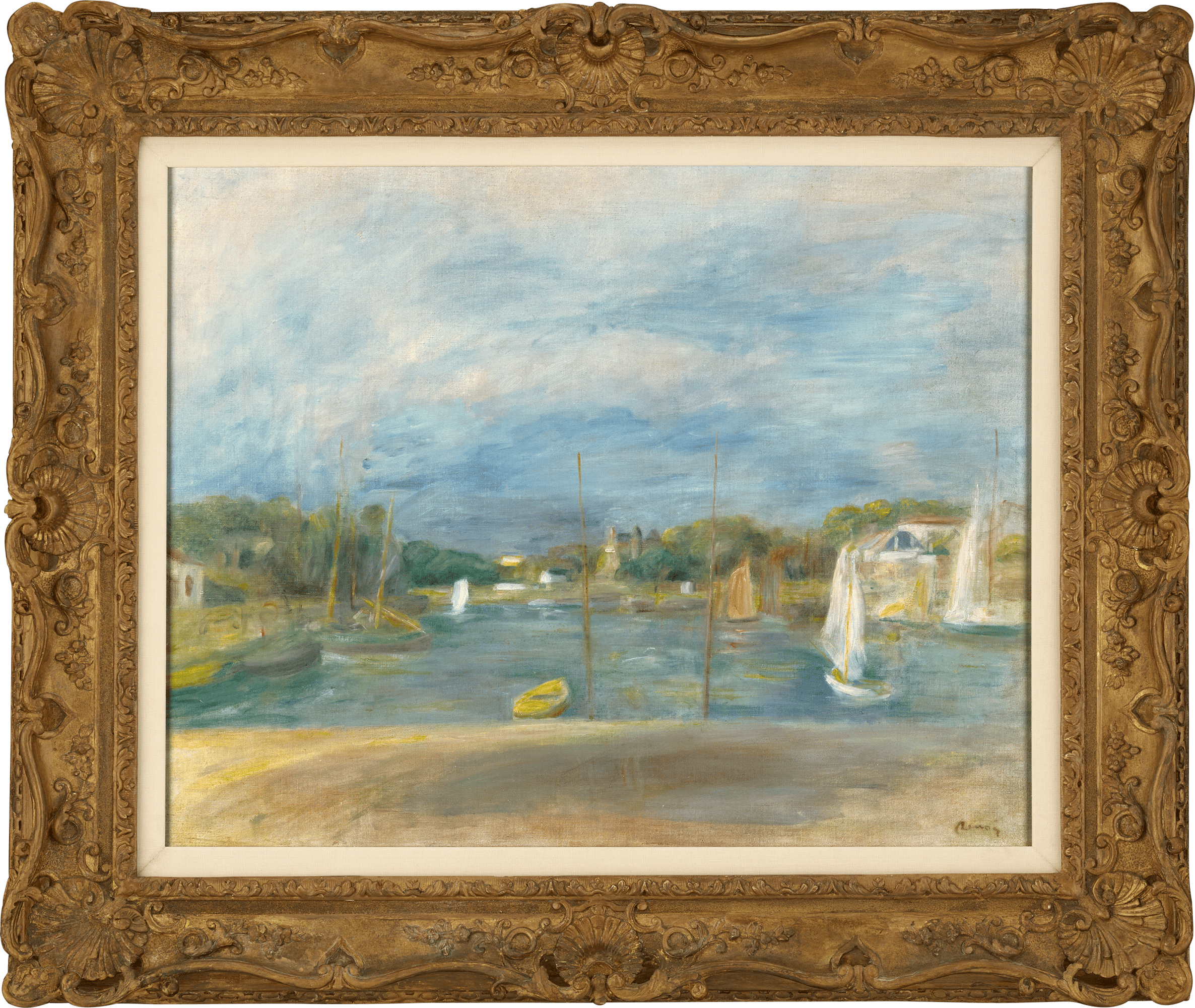 La Seine à Port-Marly–Voiliers by Pierre-Auguste Renoir