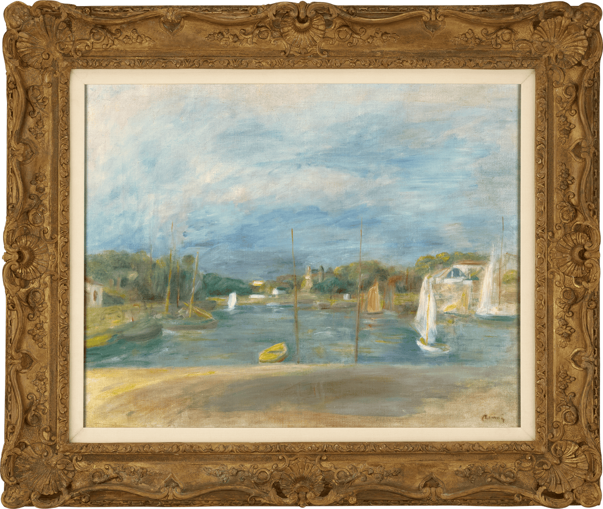 La Seine à Port-Marly–Voiliers by Pierre-Auguste Renoir