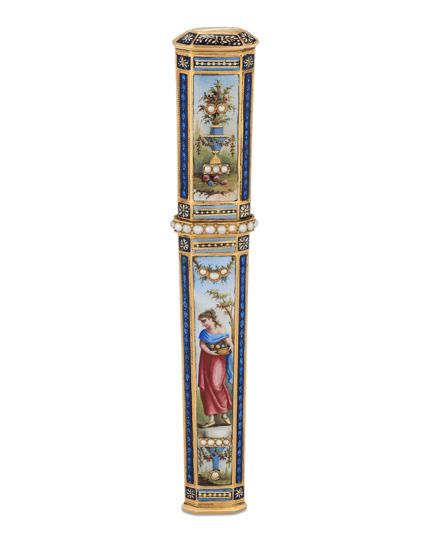 Gold and Enamel Étui