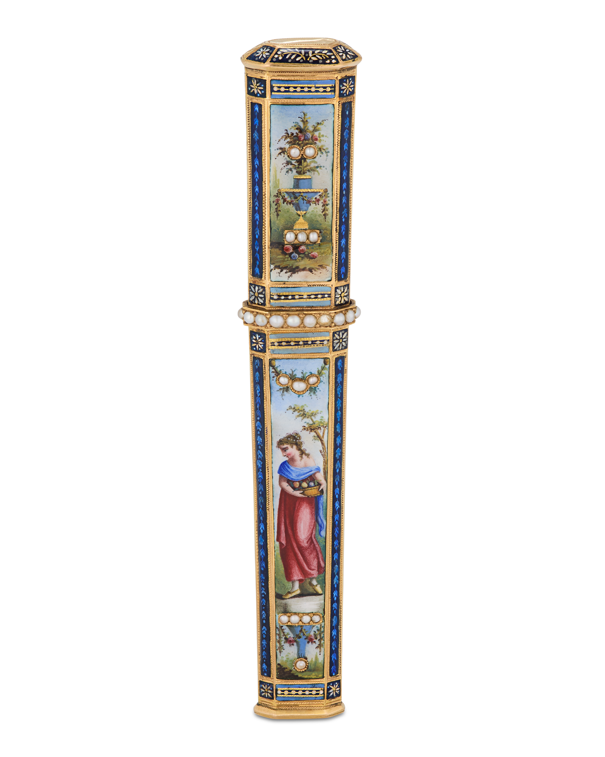 Gold and Enamel Étui