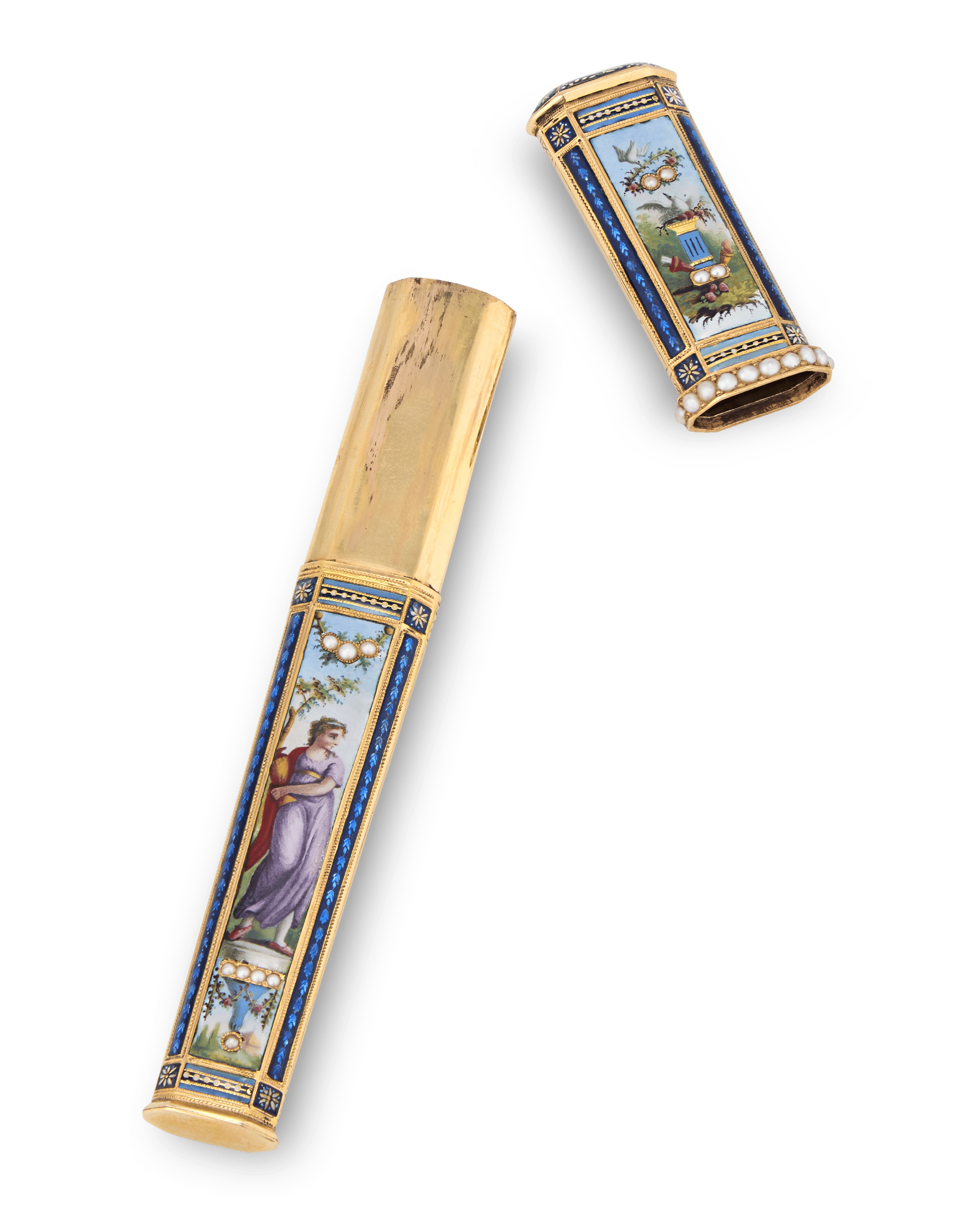 Gold and Enamel Étui