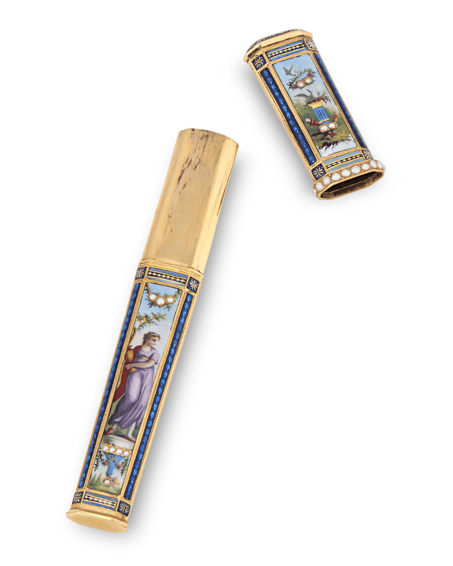 Gold and Enamel Étui