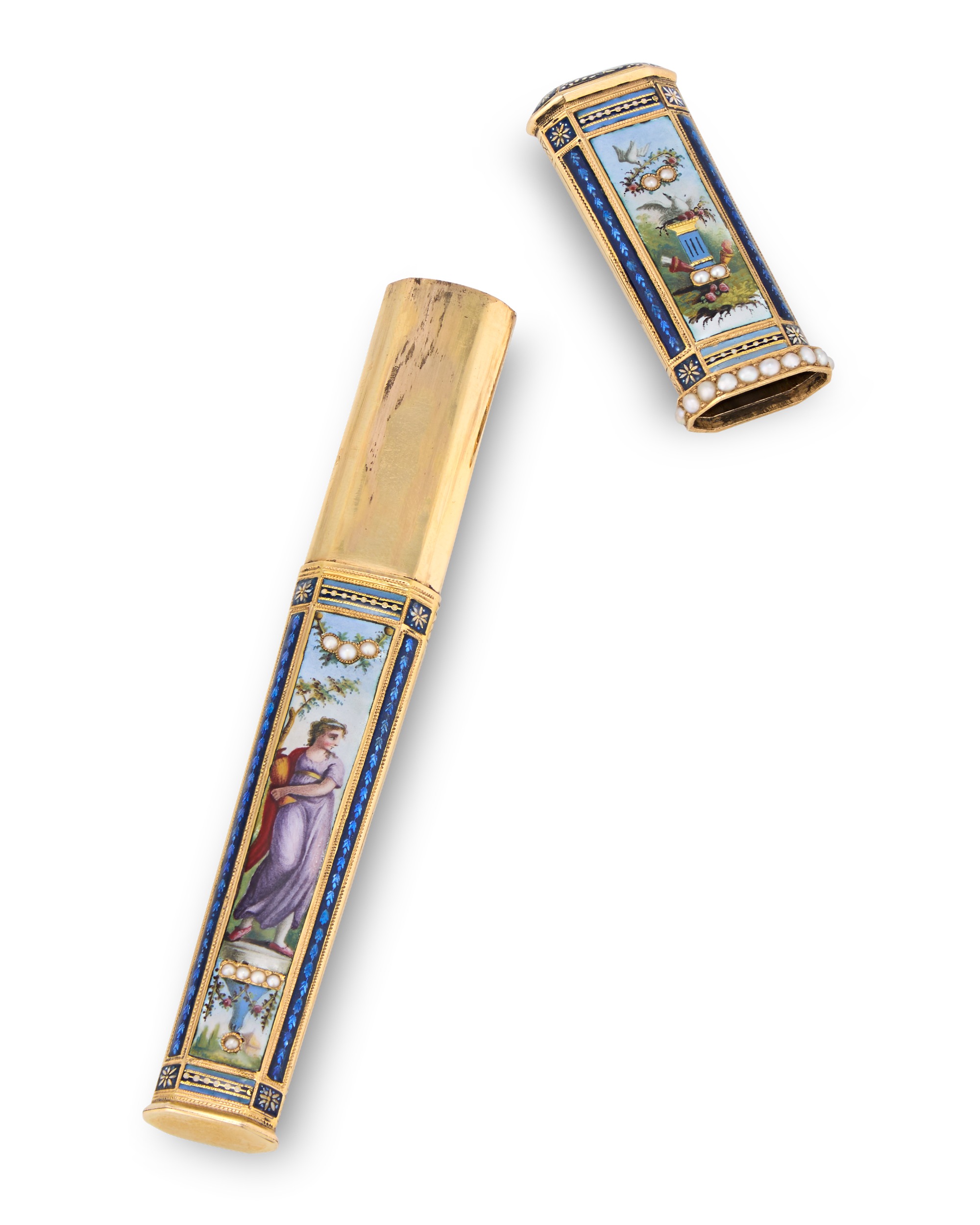 Gold and Enamel Étui