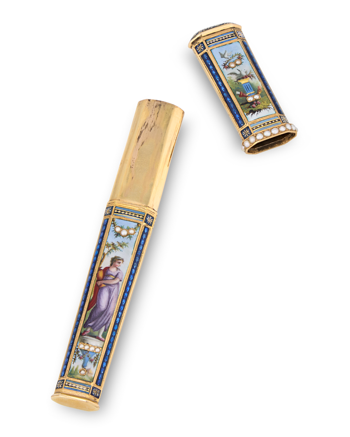 Gold and Enamel Étui