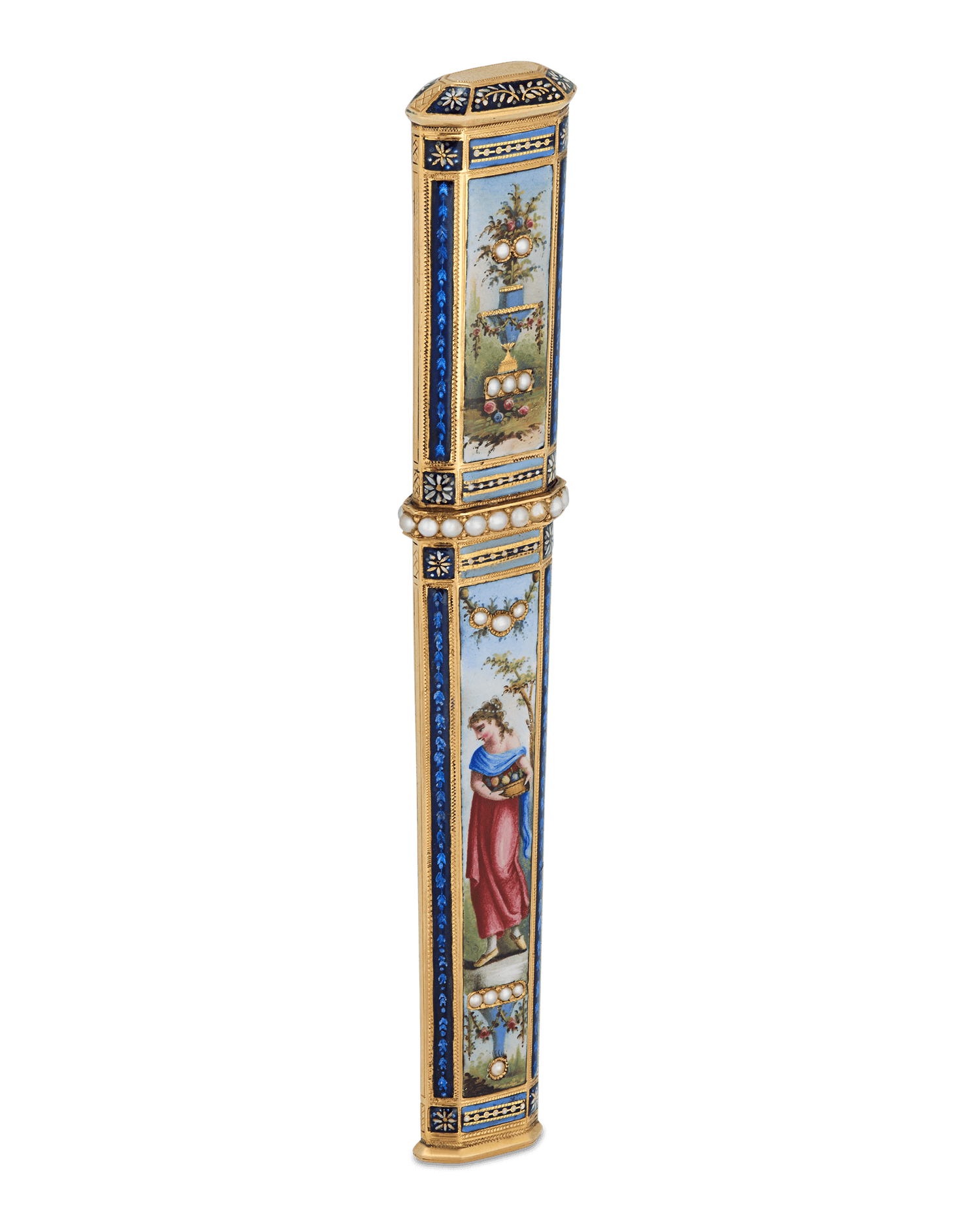 Gold and Enamel Étui