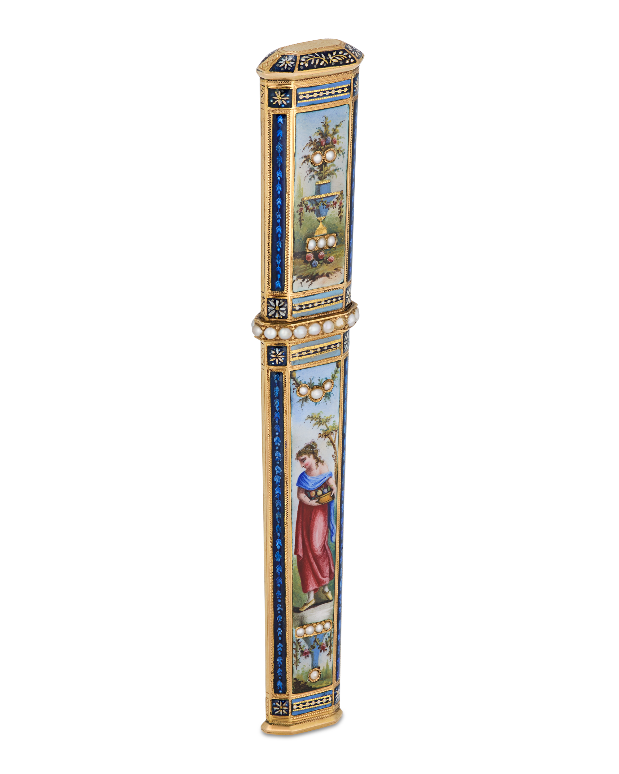 Gold and Enamel Étui