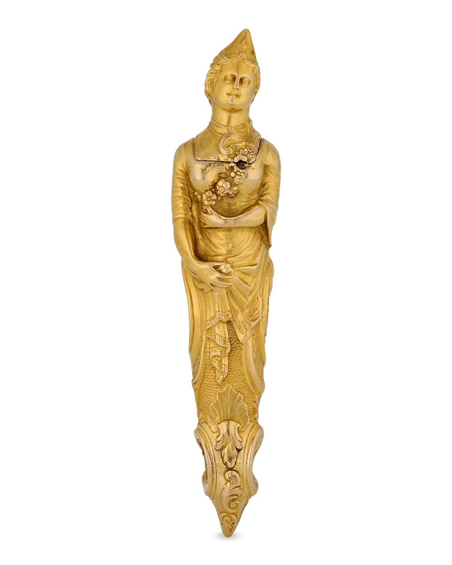 Female-Form Yellow Gold Étui