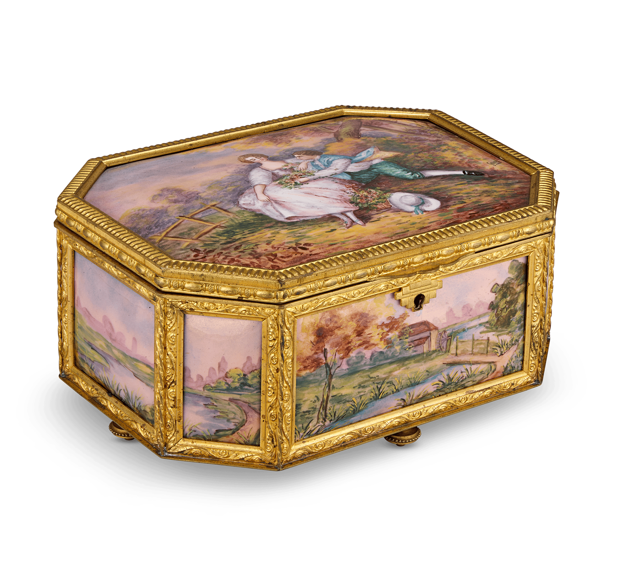 Limoges Enamel Box