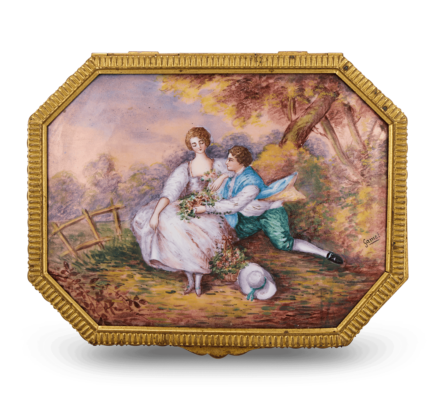 Limoges Enamel Box