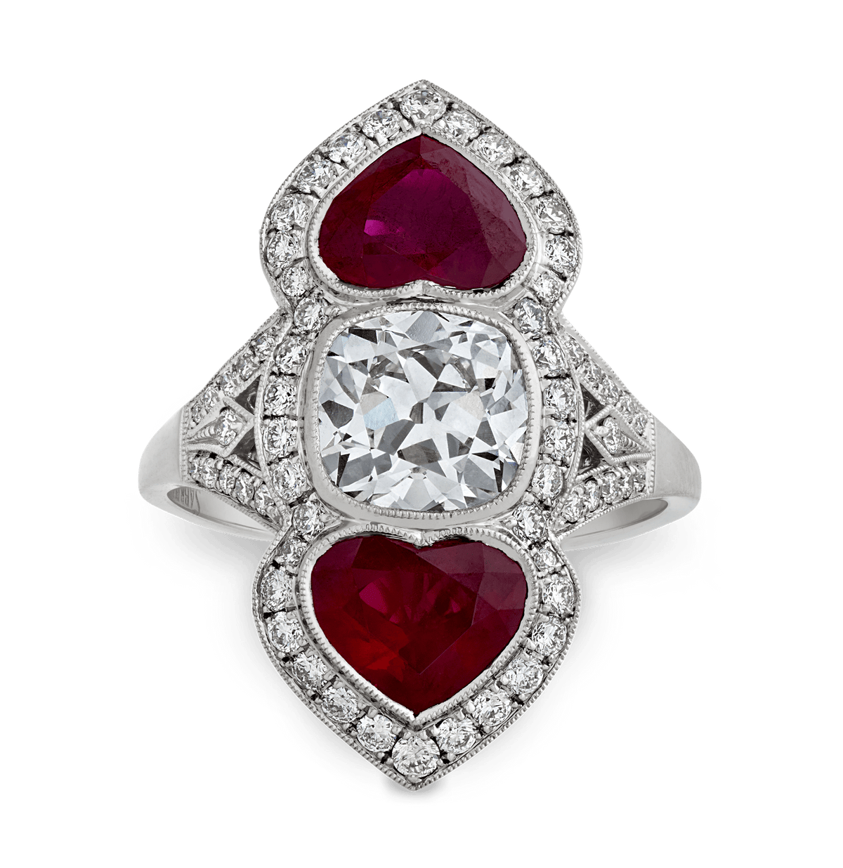 Art Deco Diamond and Ruby Ring
