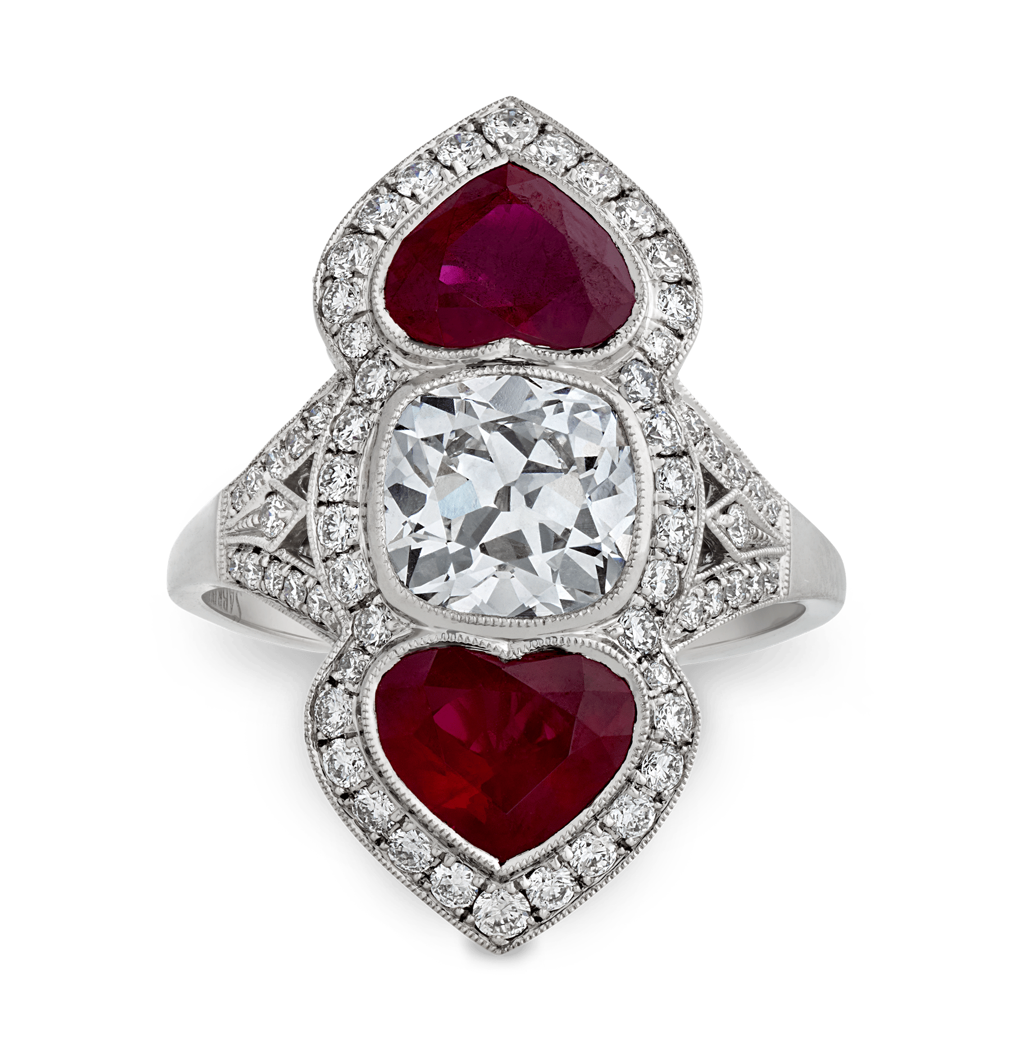 Art Deco Diamond and Ruby Ring