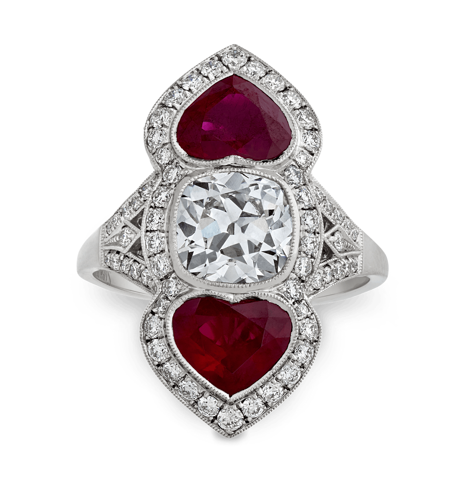 Art Deco Diamond and Ruby Ring