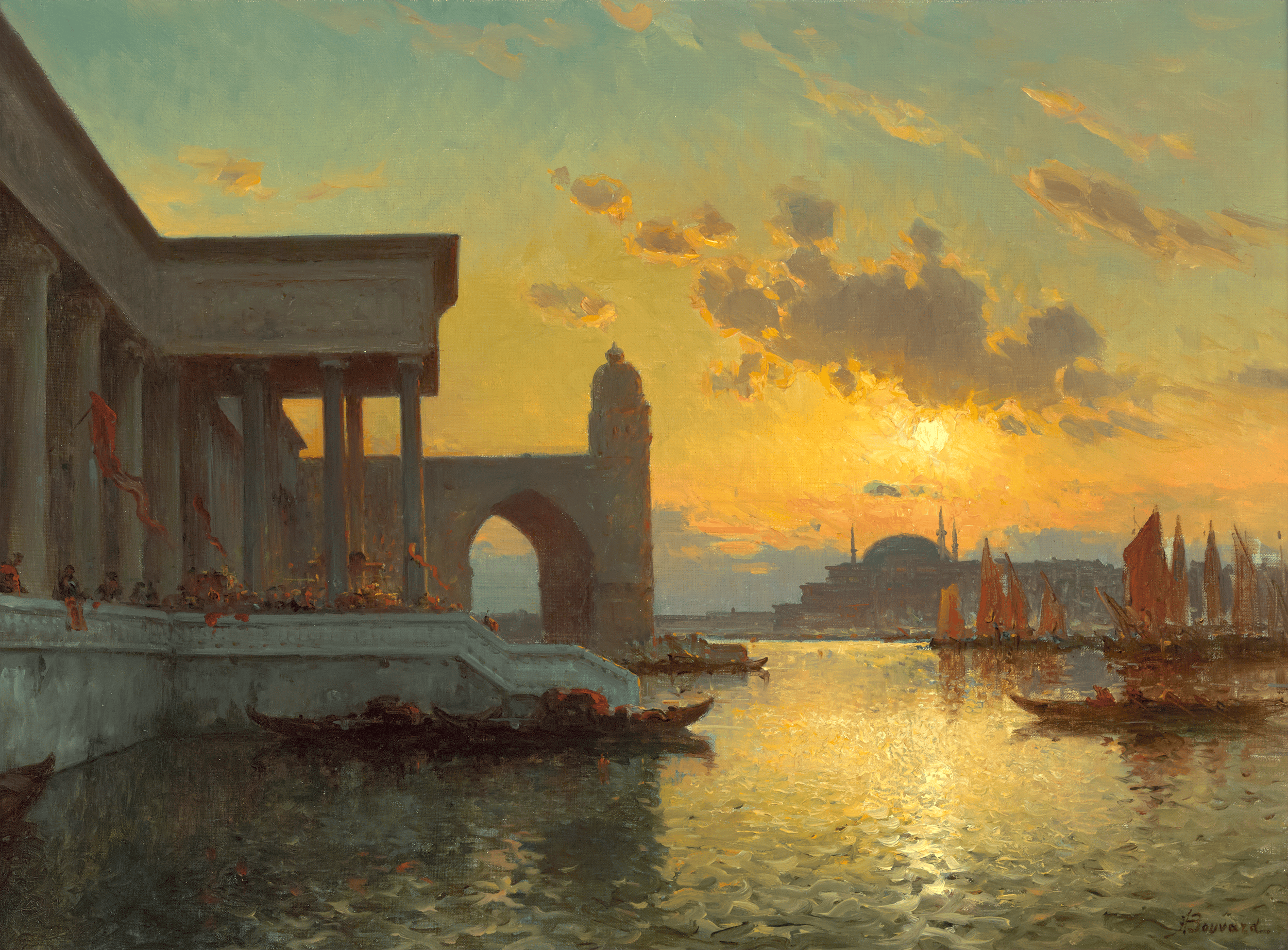 The Great View of Venice by Antoine Bouvard Sr.