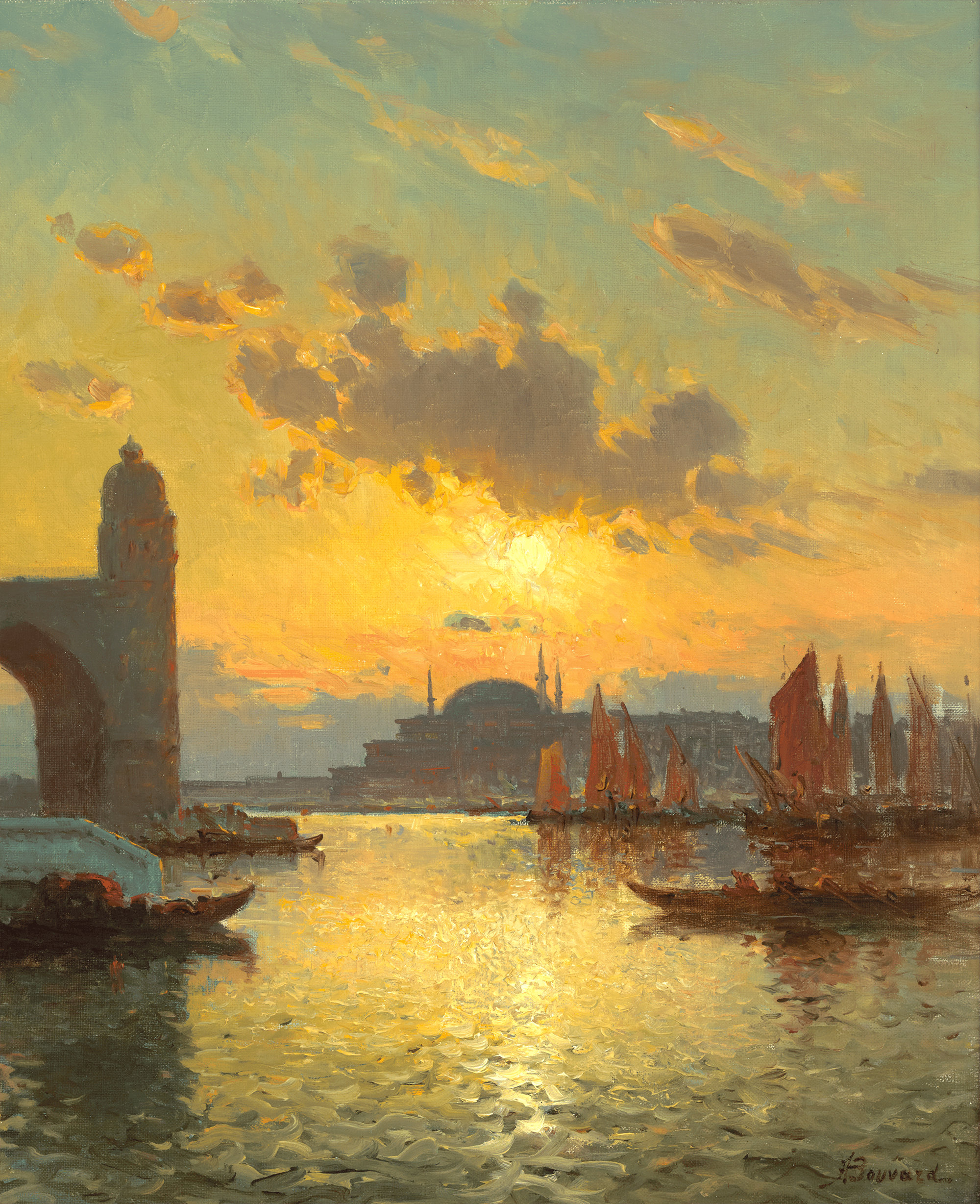 The Great View of Venice by Antoine Bouvard Sr.
