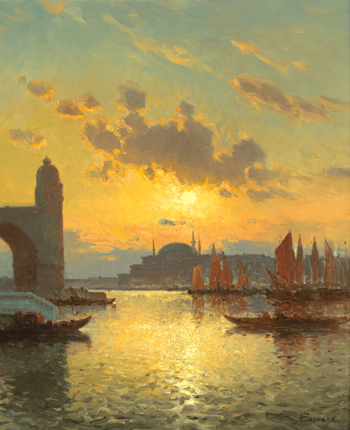 The Great View of Venice by Antoine Bouvard Sr.