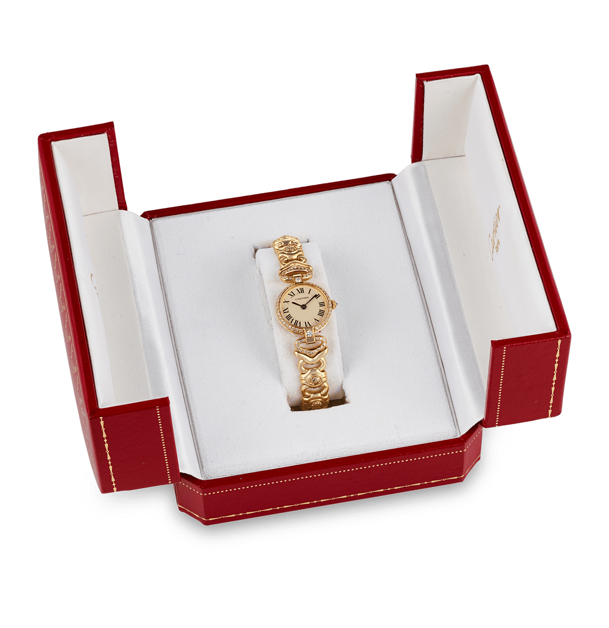 Cartier Vendôme Diamond and Yellow Gold Wristwatch