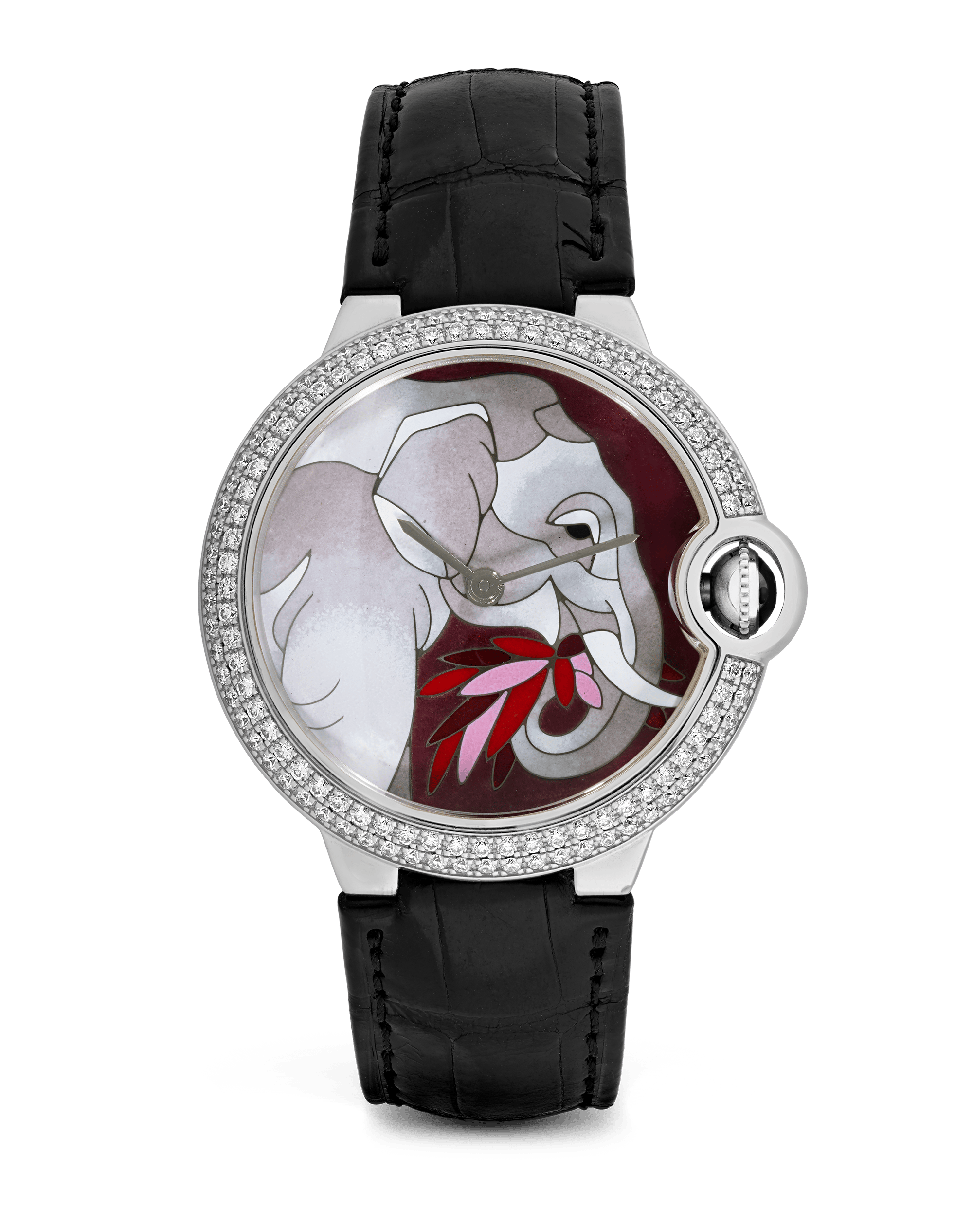 Cartier Ballon Bleu d'Art Elephant Wristwatch