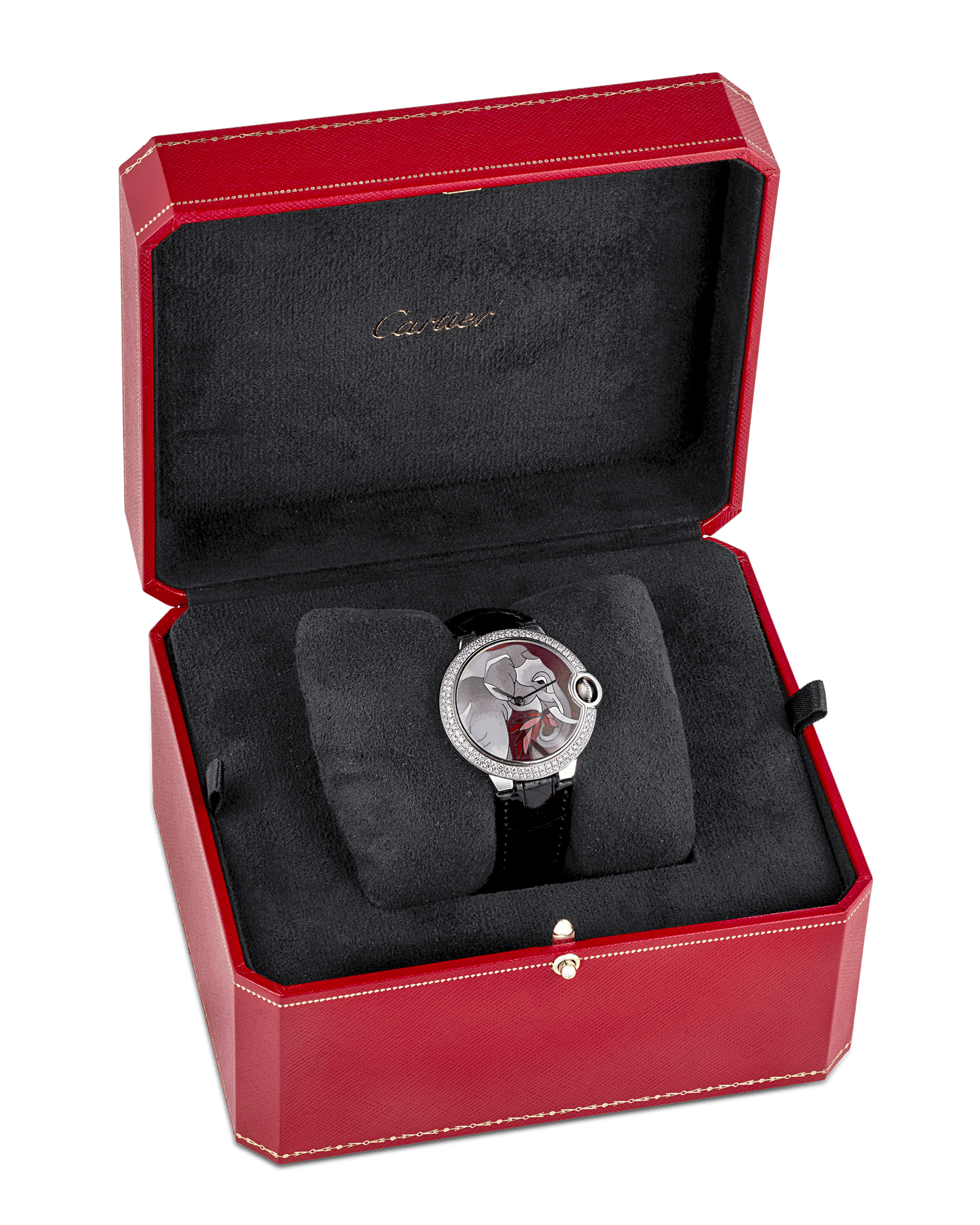Cartier Ballon Bleu d'Art Elephant Wristwatch
