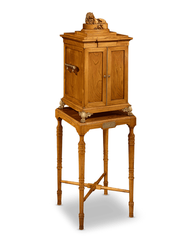 Waterloo Elm Cabinet by Thomas Chippendale