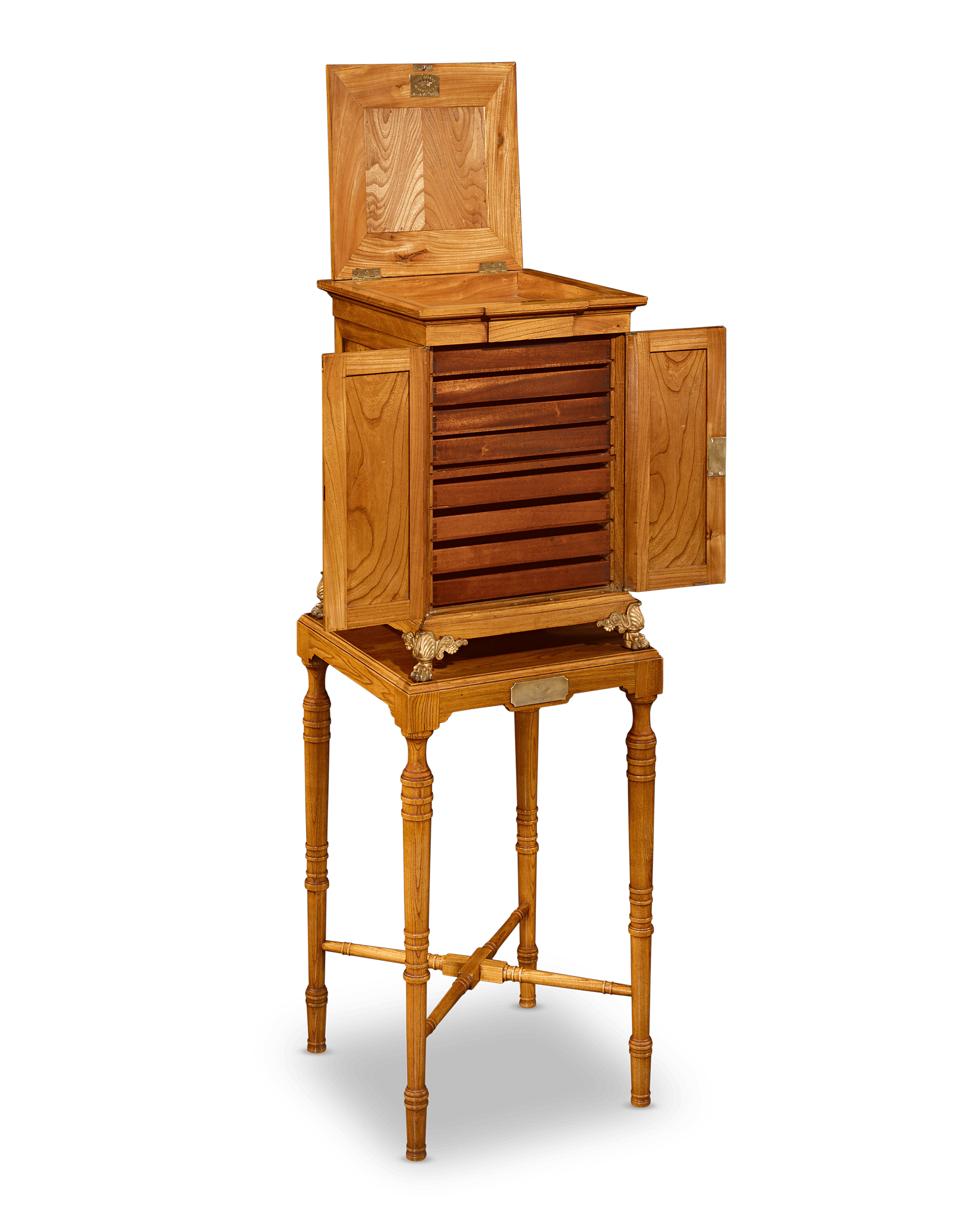 Waterloo Elm Cabinet by Thomas Chippendale