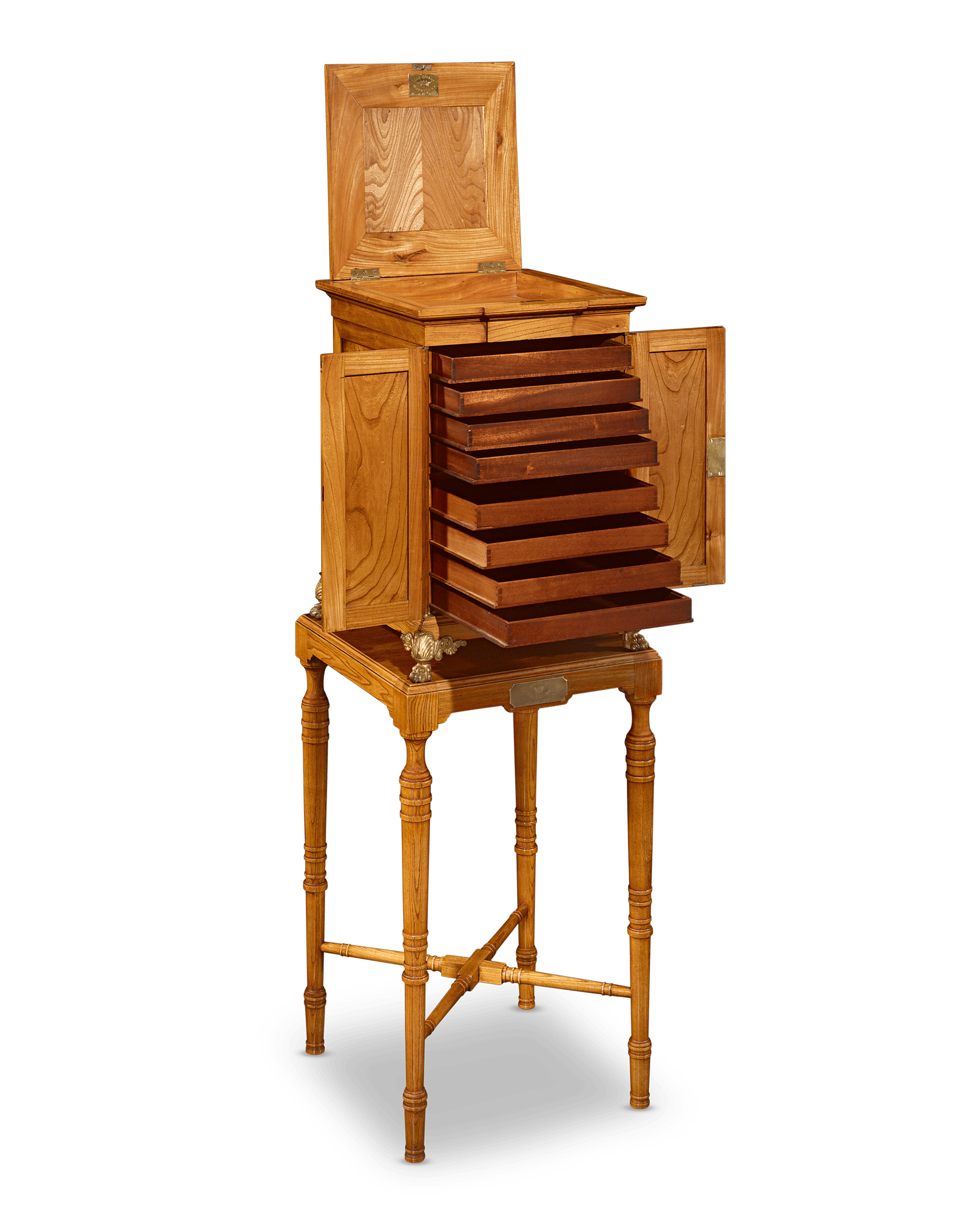 Waterloo Elm Cabinet by Thomas Chippendale