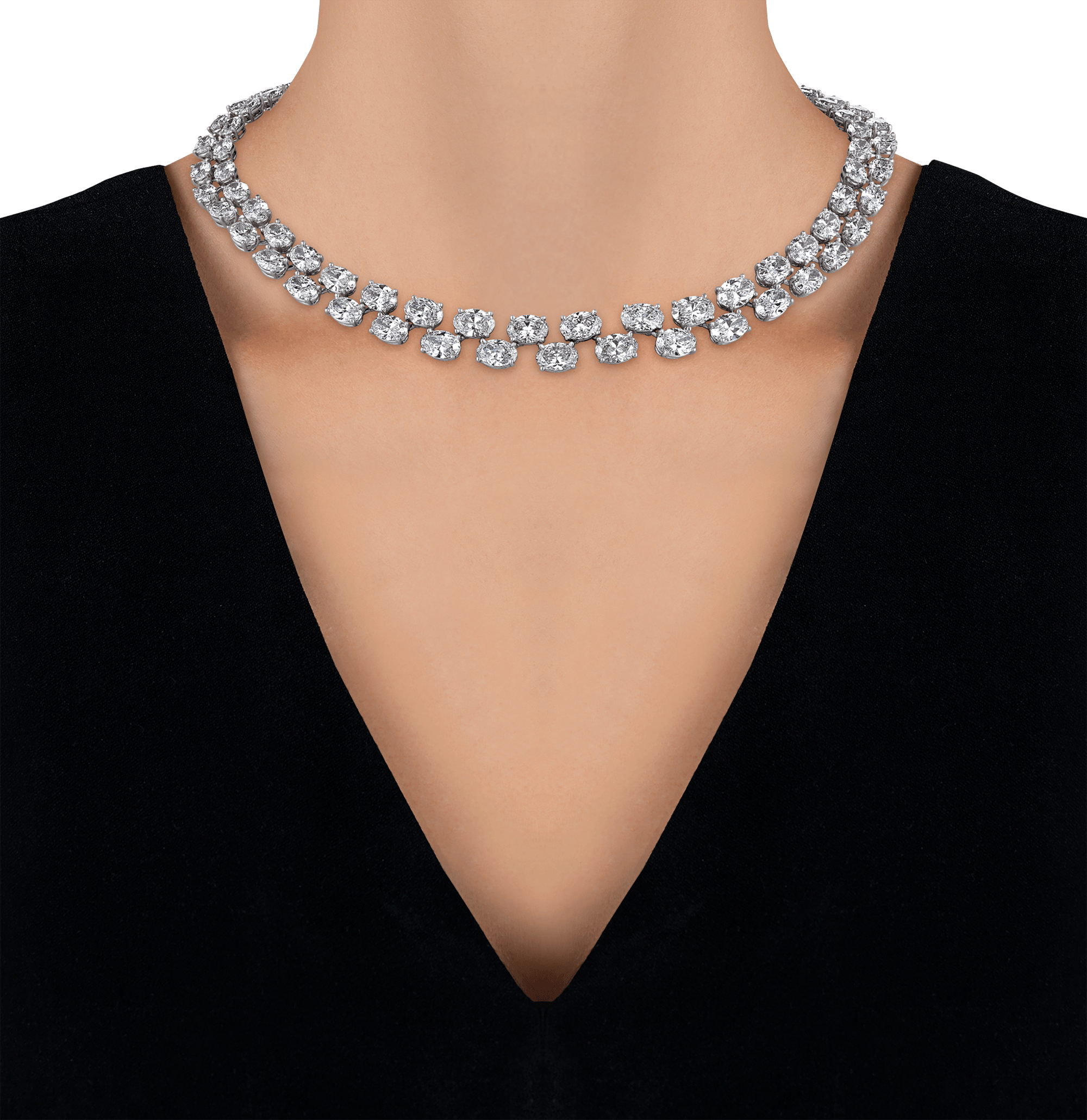 Diamond Necklace, 56.58 Carats