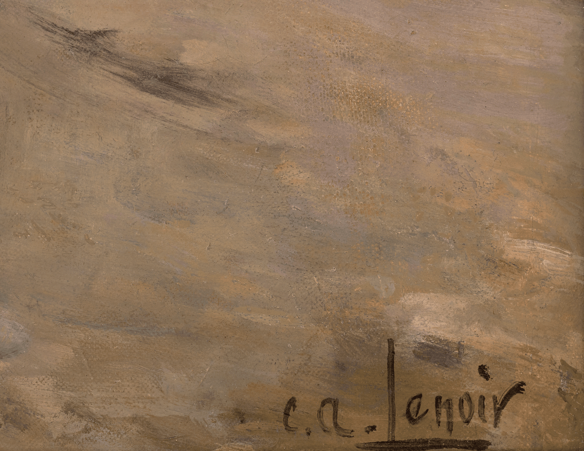 Bretonne en Prière au Bord de la Mer by Charles-Amable Lenoir